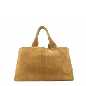 Prada bag canapa brown suede tote